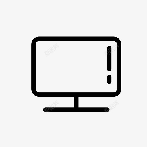 显示器计算机mac图标svg_新图网 https://ixintu.com mac macbook ui元素 windows 屏幕 显示器 计算机