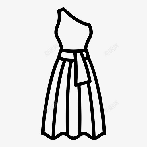衣服时装服装图标svg_新图网 https://ixintu.com 女人 时装 服装 衣服
