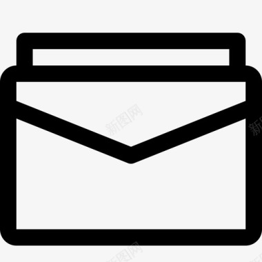 邮件堆栈通信电子邮件图标图标