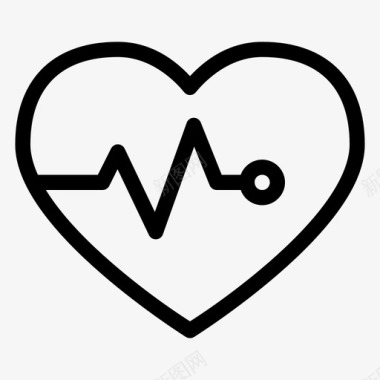 心跳心脏病医院图标图标