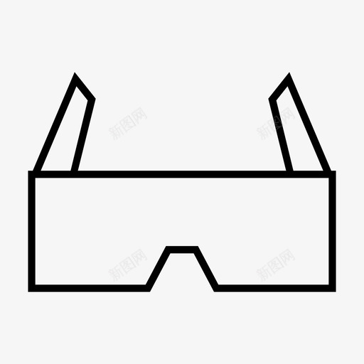 3d眼镜电影院眼睛图标svg_新图网 https://ixintu.com 3d眼镜 电影 电影院 眼睛