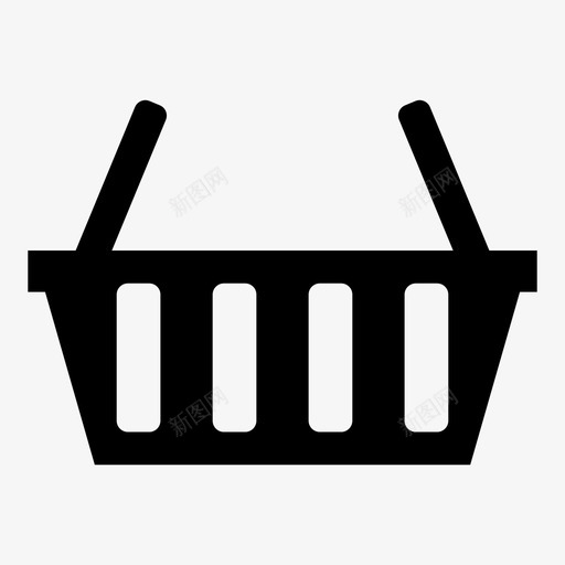 购物篮市场销售图标svg_新图网 https://ixintu.com 市场 购物篮 超市 销售