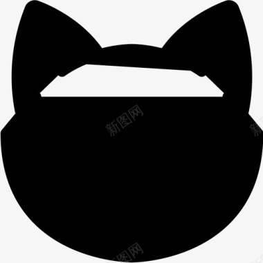 张嘴猫表情图标图标