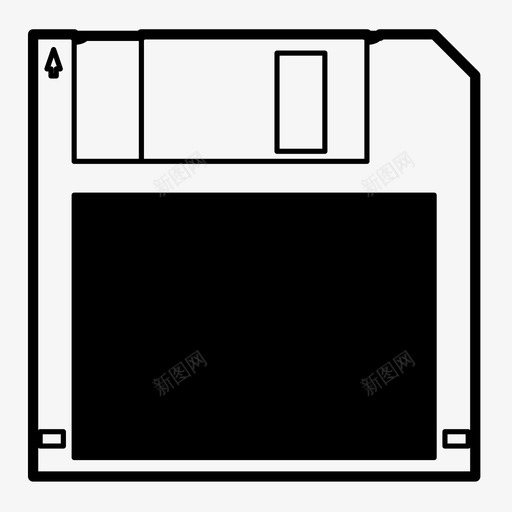 软盘计算机35英寸磁盘内存图标svg_新图网 https://ixintu.com 保存 内存 计算机35英寸磁盘 软盘
