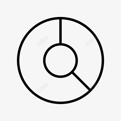 甜甜圈图表圆圈信息图标svg_新图网 https://ixintu.com 信息 切片 图形和图表 圆圈 甜甜圈图表 饼图