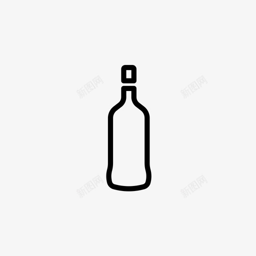 烈酒玻璃瓶饮料套装3图标svg_新图网 https://ixintu.com 烈酒 玻璃瓶 饮料套装3