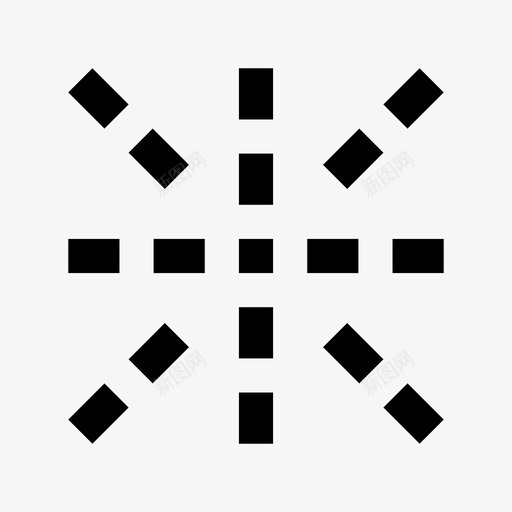 抽象点几何图标svg_新图网 https://ixintu.com 几何 形状 抽象 抽象6 点 线条