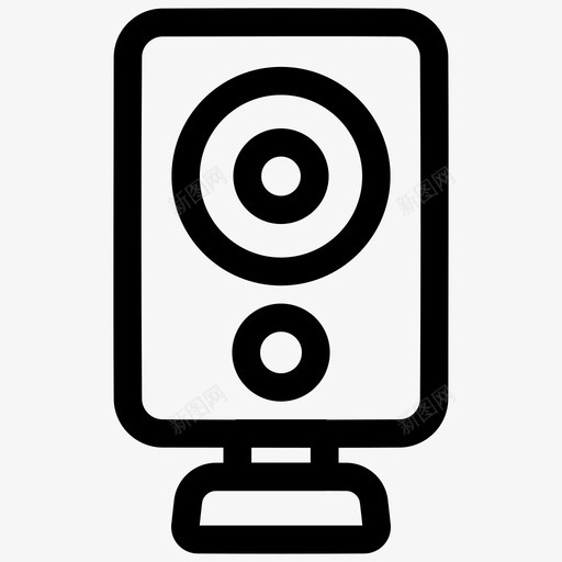 扬声器音响电脑图标svg_新图网 https://ixintu.com 扬声器 演播室 电子设备和小配件 电脑 音响