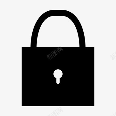 挂锁隐私私人图标图标