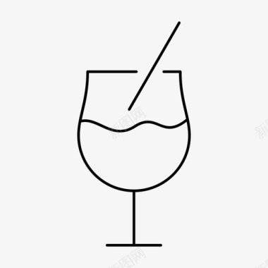 葡萄酒杯子饮料图标图标