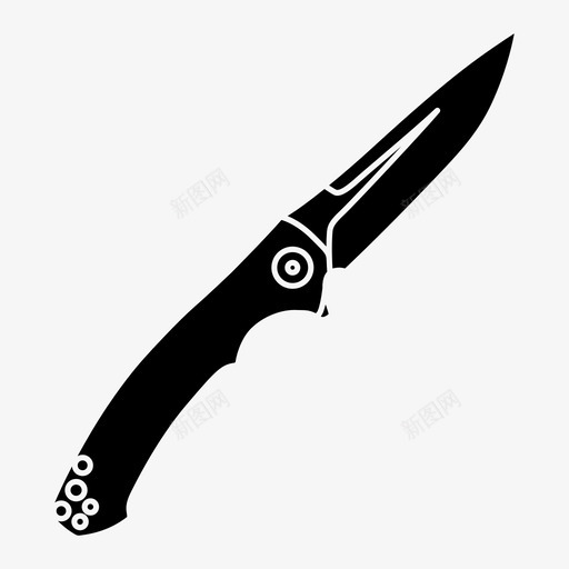 刀造型刀武器图标svg_新图网 https://ixintu.com 刀 武器 造型刀