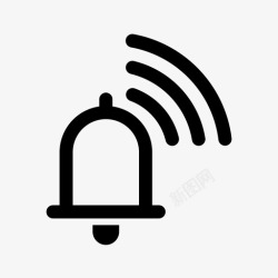通知叮当声通知警报铃声图标高清图片