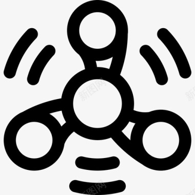 fidget微调器modernrotation图标图标
