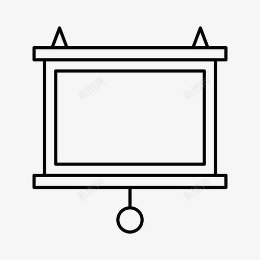 白板班级展示板图标svg_新图网 https://ixintu.com 学校和教育 屏幕 展示板 技术 班级 白板