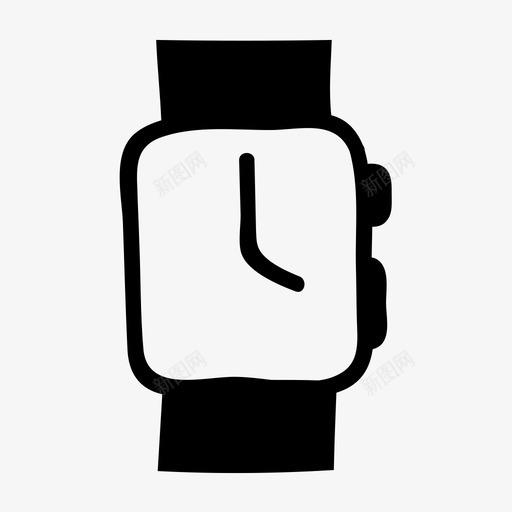 手表钟小时图标svg_新图网 https://ixintu.com 商店 商店手绘的 小时 手表 时间 钟
