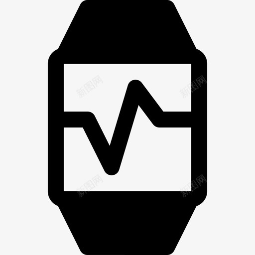 智能手表小工具健康图标svg_新图网 https://ixintu.com 健康 可穿戴 小工具 智能手表 科技 运动实心图标