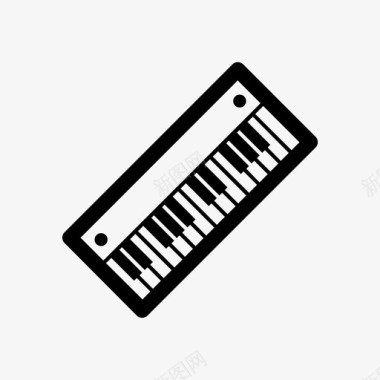 键盘乐队电子图标图标