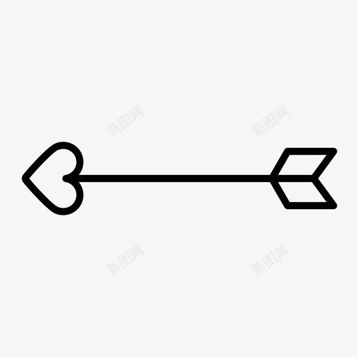 箭丘比特之箭爱情图标svg_新图网 https://ixintu.com 丘比特之箭 情人节 浪漫 爱情 箭