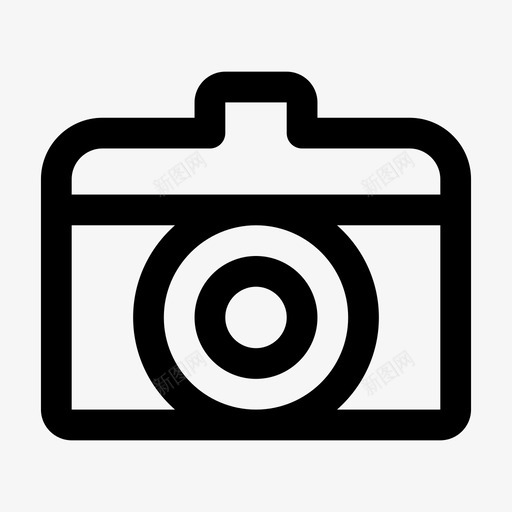 照相机设备时髦图标svg_新图网 https://ixintu.com jumpiconhipster粗体线条 快照 时髦 照片 照相机 设备