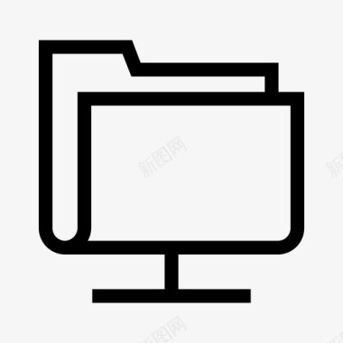 文件夹连接文件夹共享图标图标