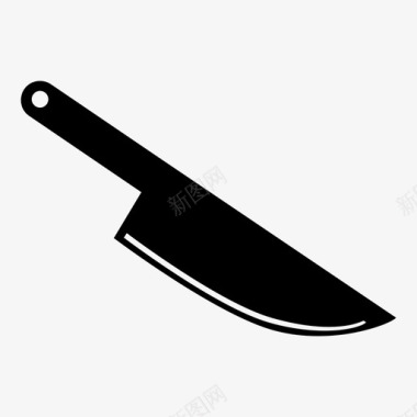 刀刀片屠夫图标图标