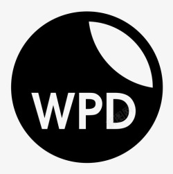 WPD扩展wpd文件扩展名svg图标高清图片