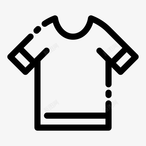 T恤服装师图标svg_新图网 https://ixintu.com T恤 时装 服装 款式 衣服 设计师