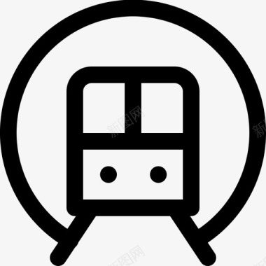 地铁地铁通勤电动火车图标图标