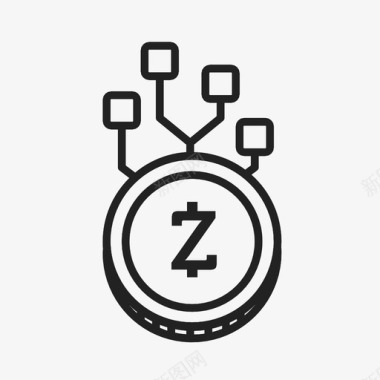 区块链zcash比特币加密图标图标