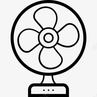 风扇冷却器电动图标图标