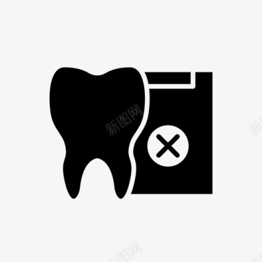 坏牙报告牙医医疗报告图标图标