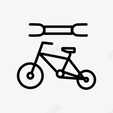 修自行车图标图标