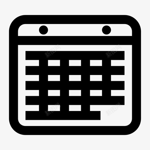 日历日历月标记的事件图标svg_新图网 https://ixintu.com 任务计划器 已标记的计划 日历 日历月 标记的事件