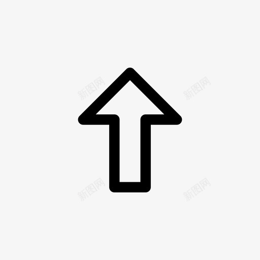 向上像素完美线条图标svg_新图网 https://ixintu.com 像素完美线条 向上
