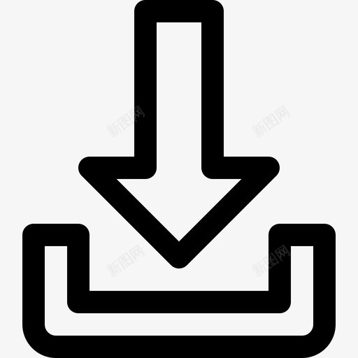 和保存箭头导入图标svg_新图网 https://ixintu.com 下载和保存 导入 箭头 箭头线图标