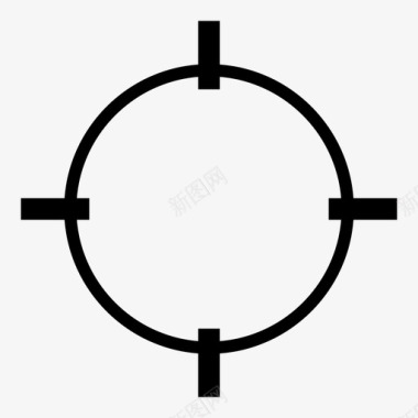 目标十字线定位图标图标