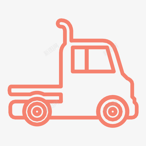 卡车司机运输工具图标svg_新图网 https://ixintu.com 卡车 司机 车辆 运输工具