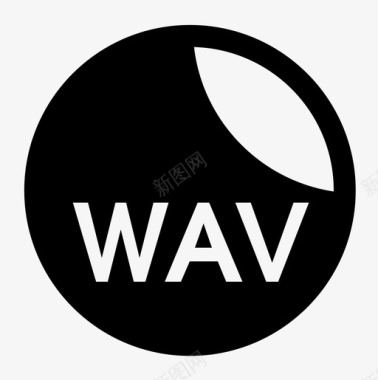 wav文件扩展名svg图标图标