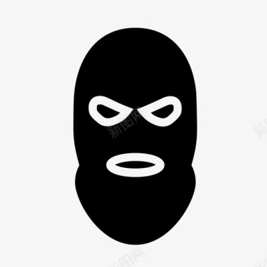 强盗窃贼面具图标图标