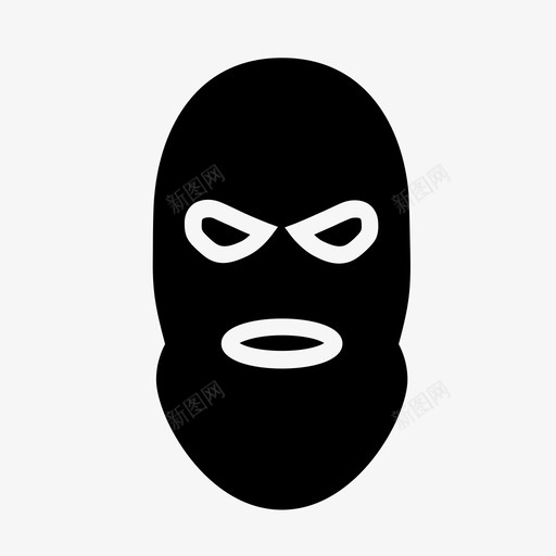 强盗窃贼面具图标svg_新图网 https://ixintu.com 小偷 强盗 窃贼 面具