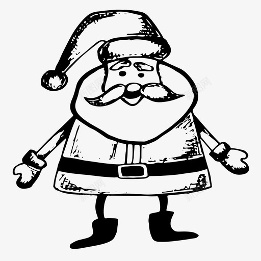圣诞老人庆祝圣诞节图标svg_新图网 https://ixintu.com 圣诞老人 圣诞节 圣诞装饰品 庆祝