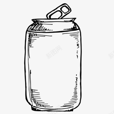 汽水罐瓶子饮料图标图标