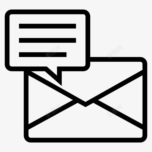 电子邮件电子邮件对话邮件列表图标svg_新图网 https://ixintu.com 在线评论 电子邮件 电子邮件对话 邮件列表