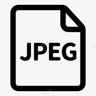 jpeg文件扩展名图像图标图标