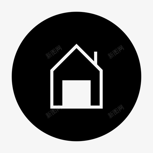 家房子基本图标2svg_新图网 https://ixintu.com 基本图标2 家 房子