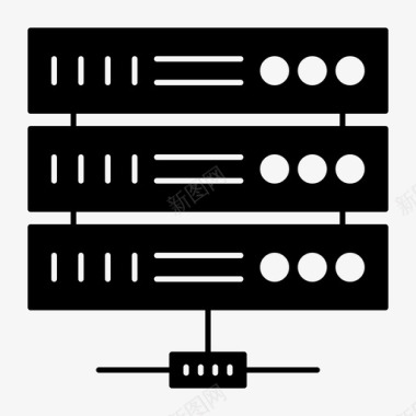 存储数据中心数据库图标图标