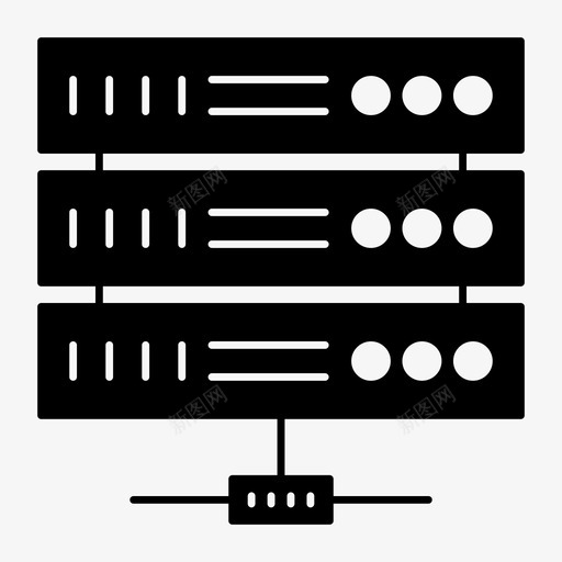 存储数据中心数据库图标svg_新图网 https://ixintu.com webseo标志符号 存储 技术 数据中心 数据库 服务器