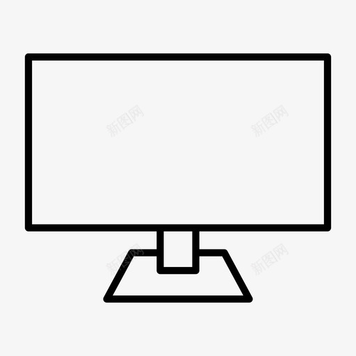 电脑键盘显示器图标svg_新图网 https://ixintu.com 办公瘦身 技术 显示器 电脑 键盘 鼠标