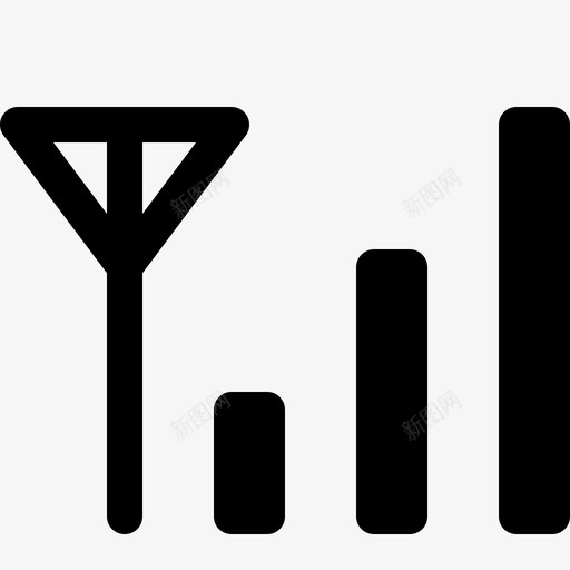 电话信号条蜂窝电话图标svg_新图网 https://ixintu.com 信号 条 电话信号 电话实心图标 网络 蜂窝电话 连接