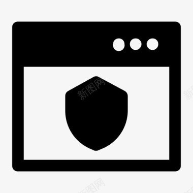 窗户安全图标图标